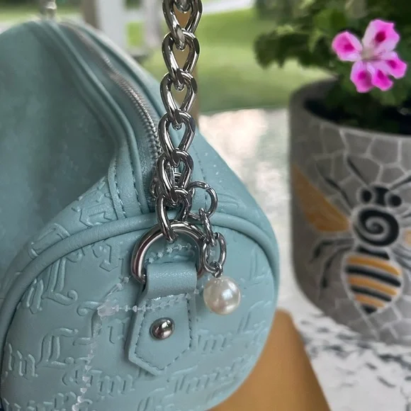 NWT- Juicy Couture Teal  Shoulder Bag - Picture 5 of 6